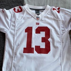 NY Giants white/red Odell Beckham jr Jersey